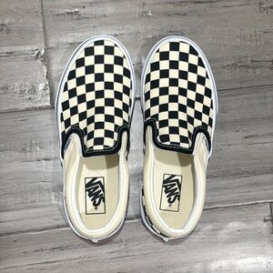 New! Checkered Vans - kids size 1